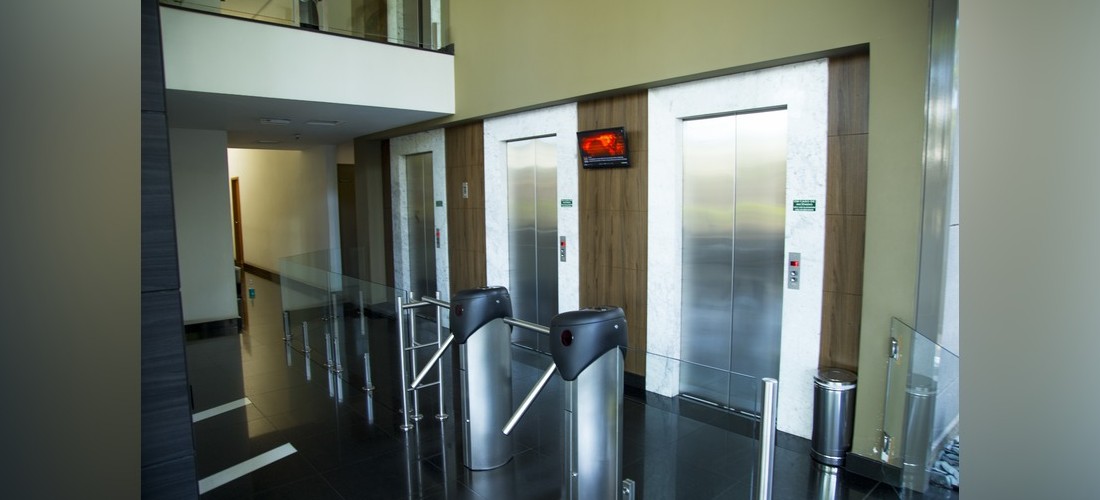 Foto dos elevadores